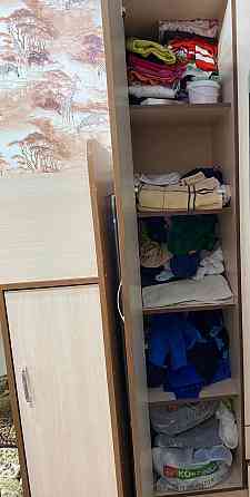 Кровать двухъярусная со шкафом и шкаф Степногорск