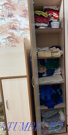 Кровать двухъярусная со шкафом и шкаф Степногорск - изображение 5