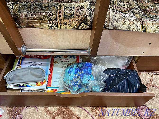 Кровать двухъярусная со шкафом и шкаф Степногорск - изображение 3