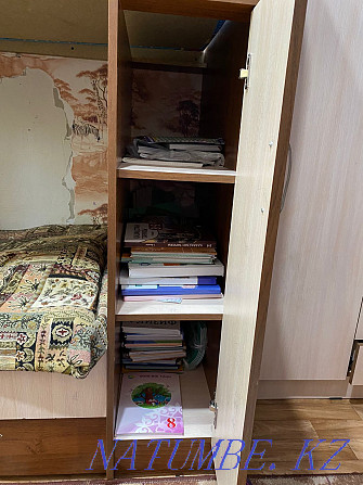 Кровать двухъярусная со шкафом и шкаф Степногорск - изображение 2