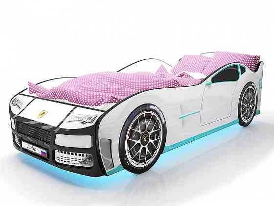 Модель Турбо черная Россия Детская кровать машина Тараз Sorang