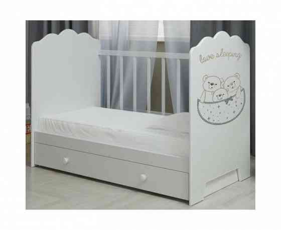 Кроватка маятник с ящиком вдк кровать для новорожденного манеж Алматы Astana