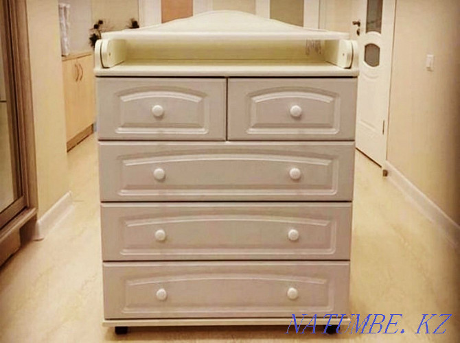 Baby dresser + changing table 2in1 with free home delivery Алмалы - photo 1