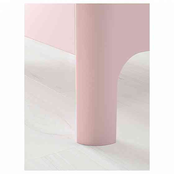 ИКЕА БУСУНГЕ Раздвижная кровать, светло-розовая 80x200 см Шымкент