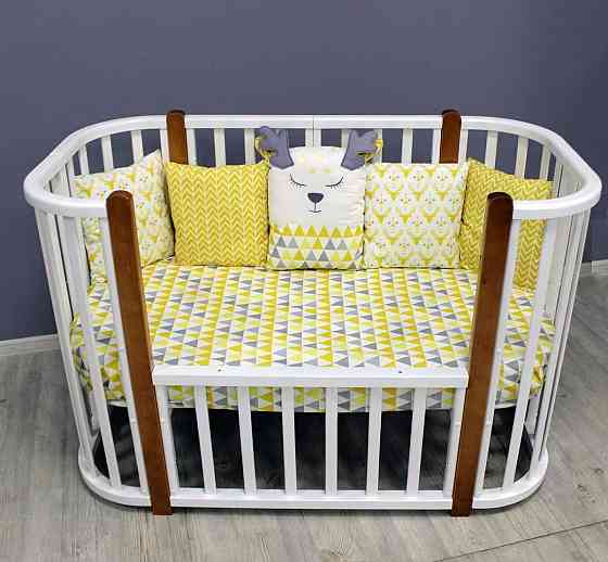 Кроватка детская Nuvola LUX Виолла люкс Нувола кровать манеж Алматы Astana