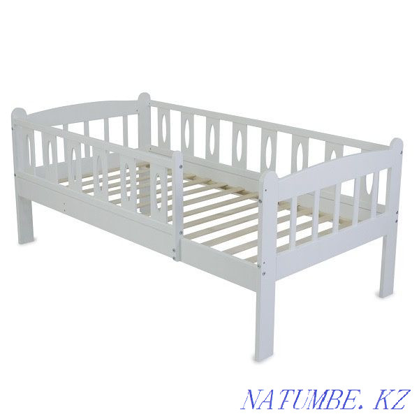 Teenage bed with protective boards SKV 160x80cm. Karagandy - photo 1