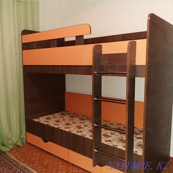 Кровать детская двухъярусная двухярусная новая манеж Акбулак - изображение 7
