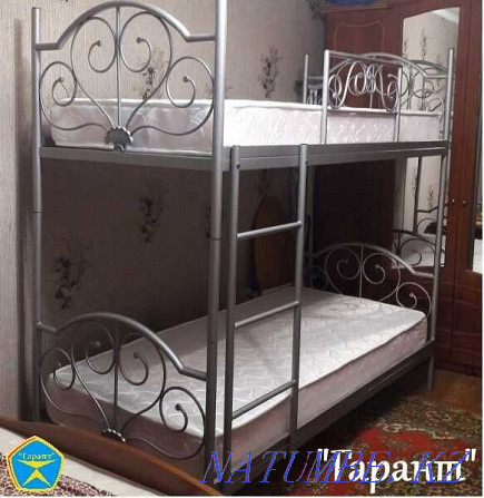 Bunk metal bed (bunk). Installment Caspi. Kokshetau - photo 1