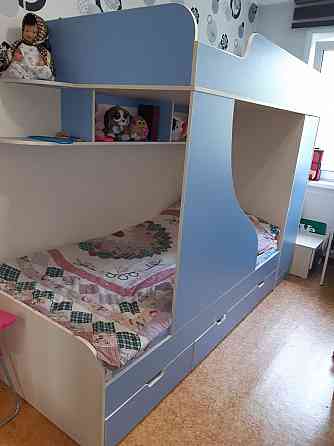 Детская двухярусная кровать Хромтау