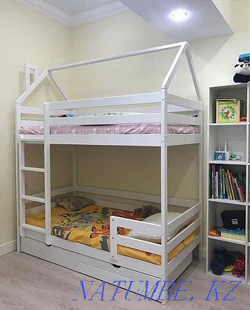 Bunk bed in assortment! With mattresses! There is Caspian red! Astana - photo 2