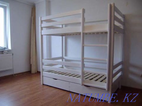 Bunk bed in assortment! With mattresses! There is Caspian red! Astana - photo 5