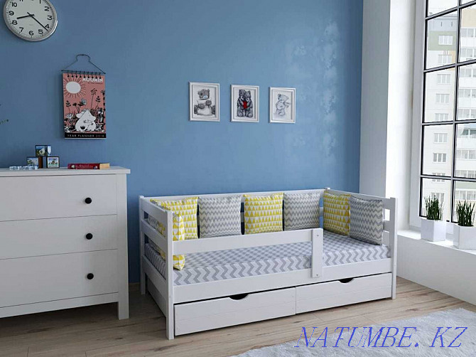 Кровать Софа детская кровать дерево береза мебель на заказ Павлодар - изображение 5