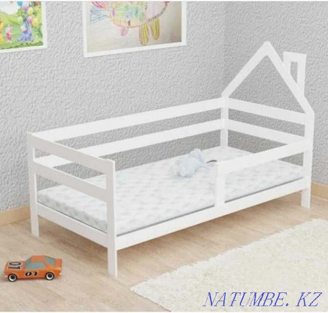 Кровать Софа детская кровать дерево береза мебель на заказ Павлодар - изображение 4