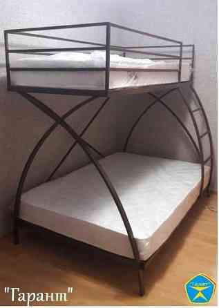 Двухъярусная металлическая кровать (двухярусная). Рассрочка Каспи. Almaty