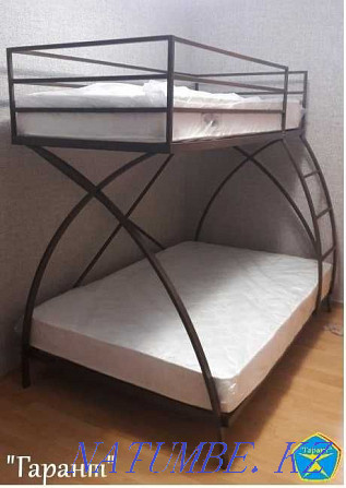 Bunk metal bed (bunk). Installment Caspi. Almaty - photo 1