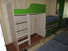 Двухъярусная кровать + кровать-домик для 3-х детей  Орал