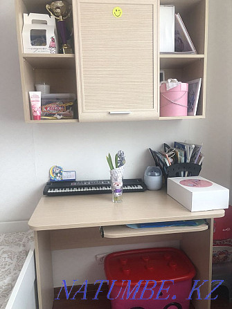 Computer Desk and wall cabinet  - photo 1