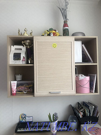 Computer Desk and wall cabinet  - photo 2