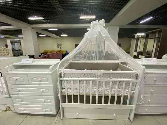 Манеж кровать для новорожденных с маятником!Россия ВДК!Каспий Ред! Актобе
