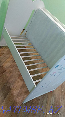 Sell baby bed with mattress Almaty - photo 2