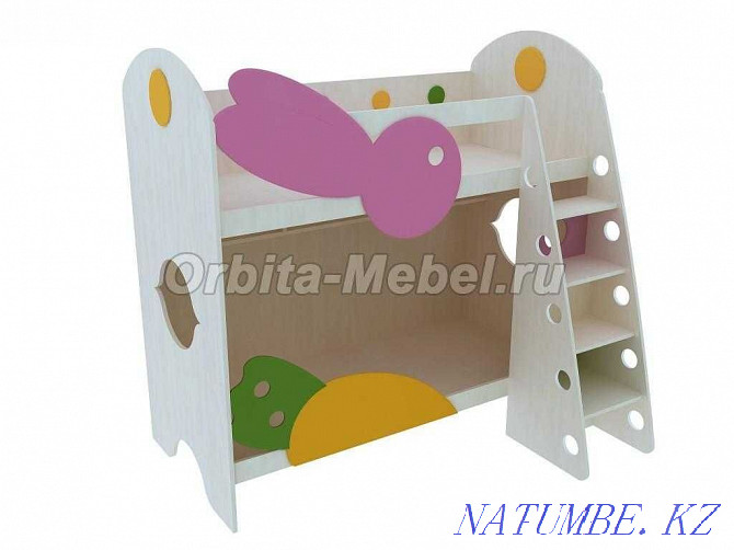 Two-tier children's bed modular 