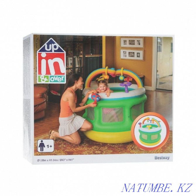 Inflatable play center "Manege" from 1 year old 109x104 cm, Bestway 52221 Astana - photo 8