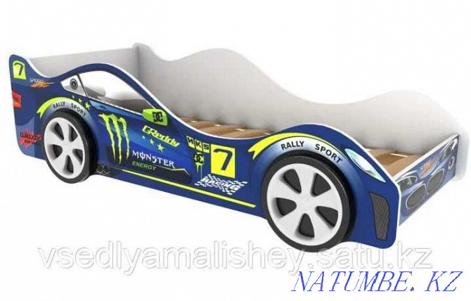 Children's car bed Belmarco! 140x70cm. Super quality! There is the Caspian Sea! Karagandy - photo 3