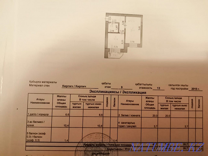 1-комнатная квартира Астана - photo 8