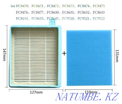 Filter for Philips vacuum cleaner FC8470 FC8471 FC8472 FC8473 FC8474 FC Atyrau - photo 3