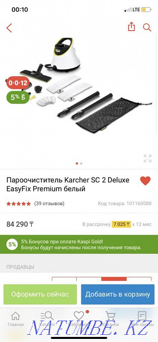 Пароочиститель Karcher Шымкент - изображение 2