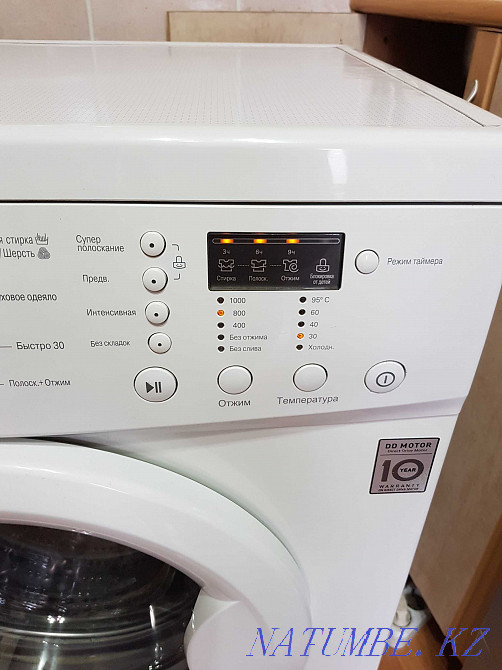 LG Прямой привод 5кг загрузка 1000 оборотов Доставка Караганда - изображение 4