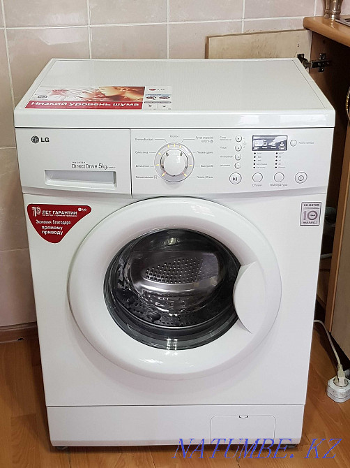LG Прямой привод 5кг загрузка 1000 оборотов Доставка Караганда - изображение 1