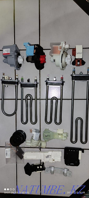 Запчасти на стиральные машины в наличии и на заказ город Актобе Актобе - изображение 1