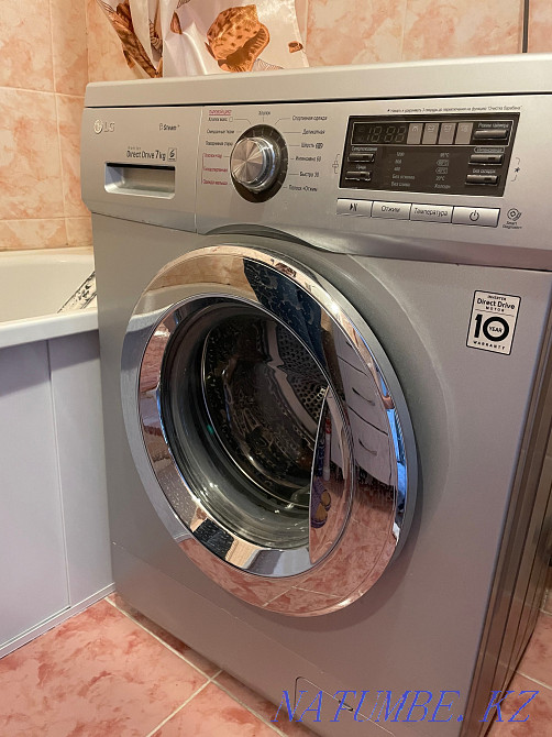 Used LG washing machine, load 7 kg Karagandy - photo 5