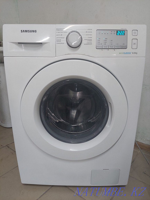 Samsung eco bubble 6 kg 1000 rpm Almaty - photo 1