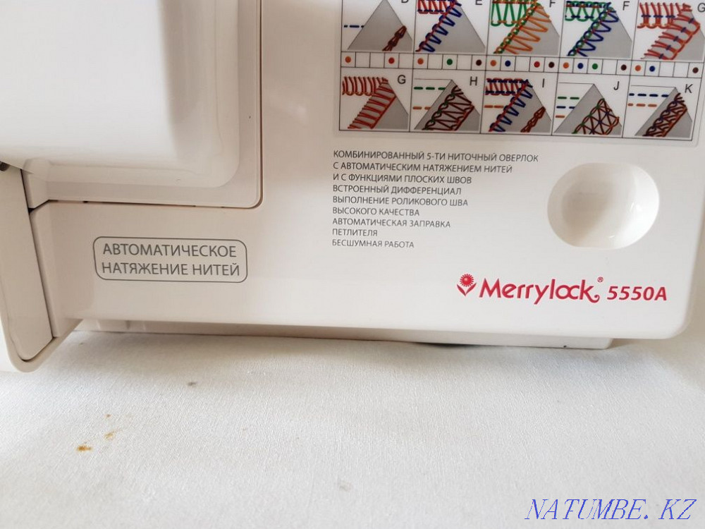 Sewing machine + overlock + cover stitch "Merry Lock" Oral - photo 6