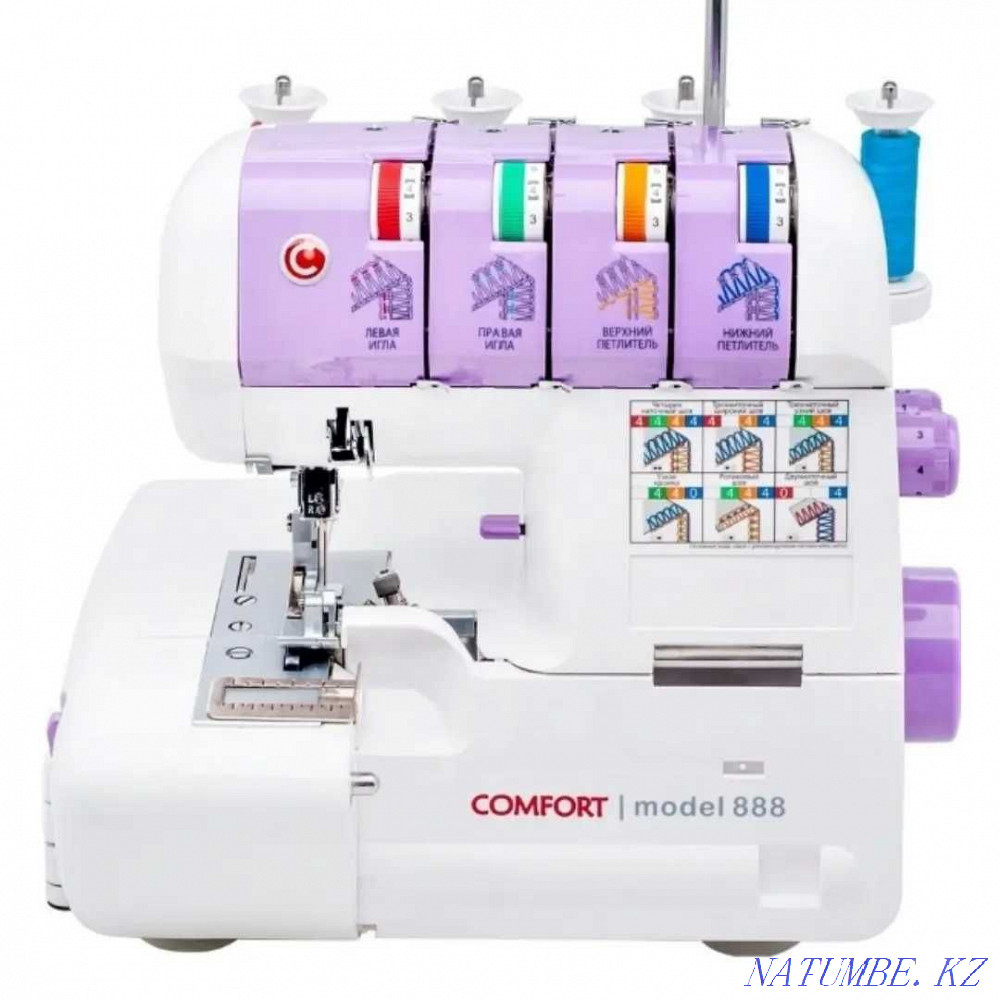 Sewing machines Janome, Comfort, Merrylock, Necchi... at low prices Almaty - photo 1