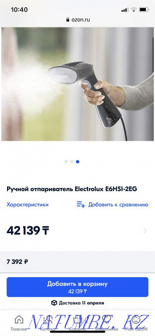 electrolux handheld steamer Astana - photo 4