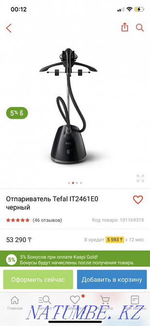 Отпариватель Tefal Мичуринское - изображение 1