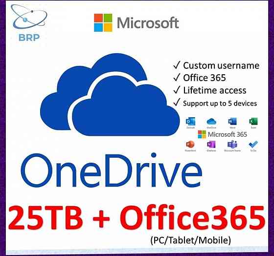 OneDrive 5/25 TB office 365 Almaty