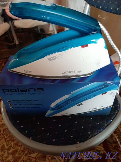 Новый дорожный паровой утюг с антипригарным покрытием Шымкент - изображение 1