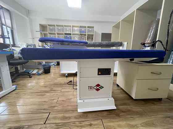 Промышленный прямоугольный гладильный стол с рукавом Алматы