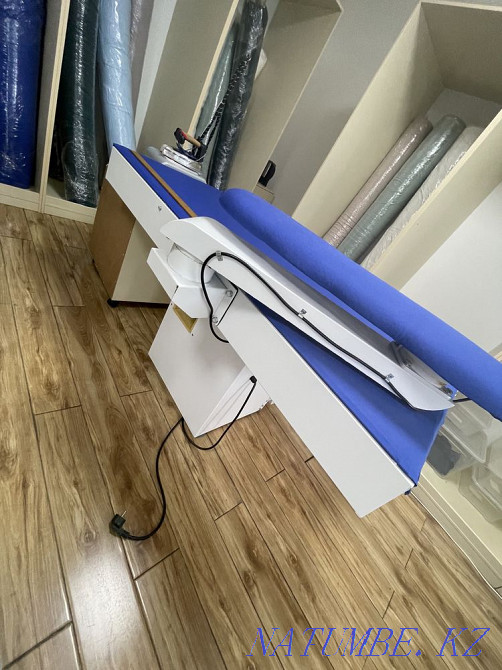 Промышленный прямоугольный гладильный стол с рукавом Алматы - изображение 3