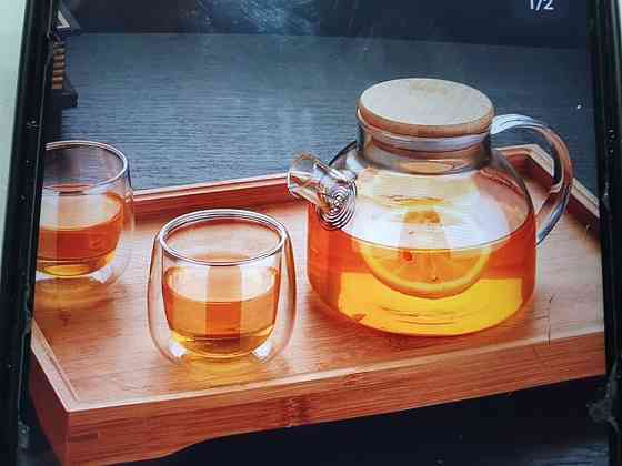 Продам чайник заварочный с бамбуковой крышкой новый в упаковке Pavlodar