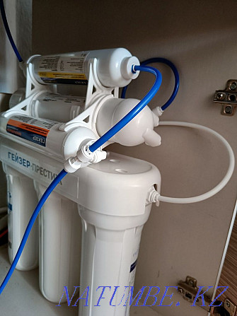 Installation of a Geyser water purification filter, replacement of the filter, neatly and efficiently  - photo 1