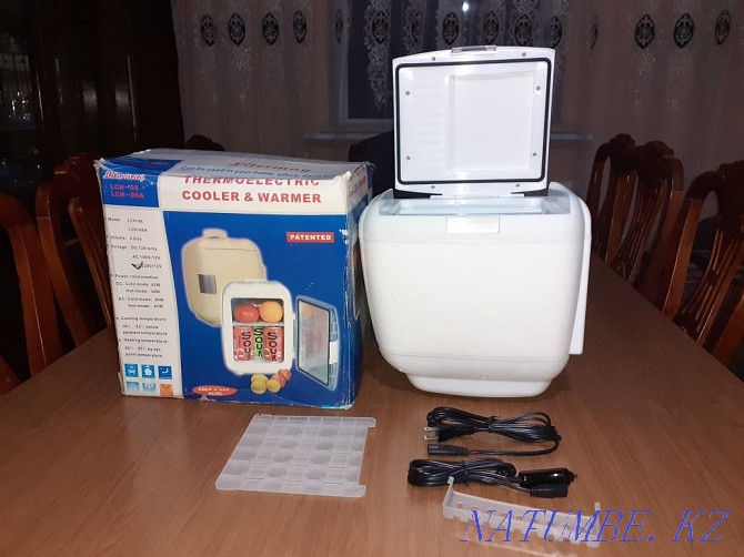 Portable, travel, refrigerator, charged via car cigarette lighter Almaty - photo 3