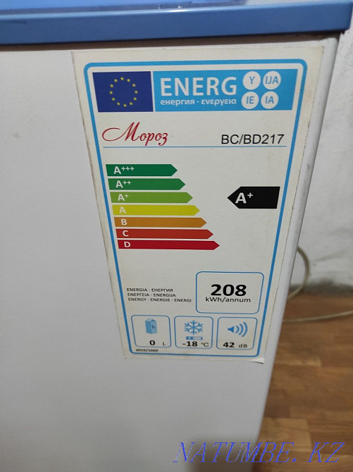 Мұздатқыш шкаф 217 литр  Алматы - изображение 4