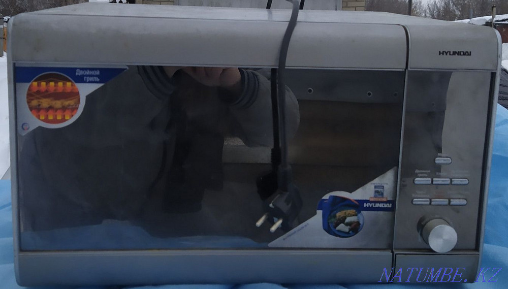 Продам микроволновку большую"НYUNDAI"-24500 Костанай - изображение 1