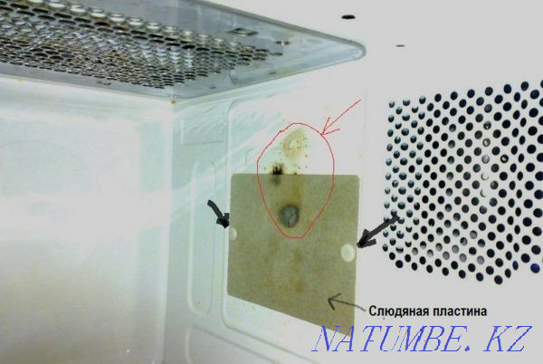 Mica for microwave oven, microwave oven.  - photo 3