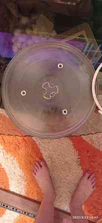 Стеклянная тарелка от микроволновки Almaty